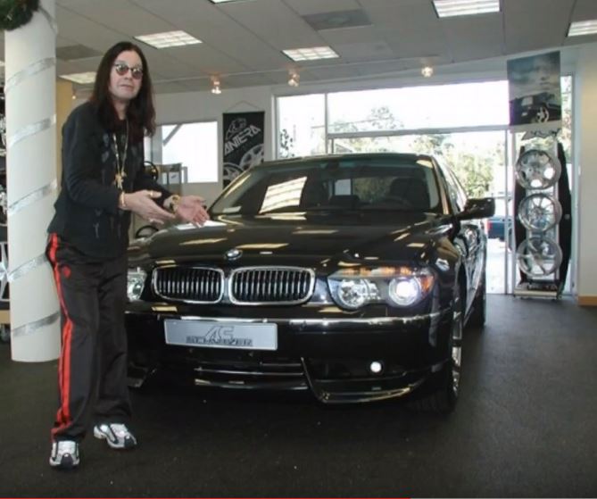 Ozzy Osbourne own a black Mercedes S Class.